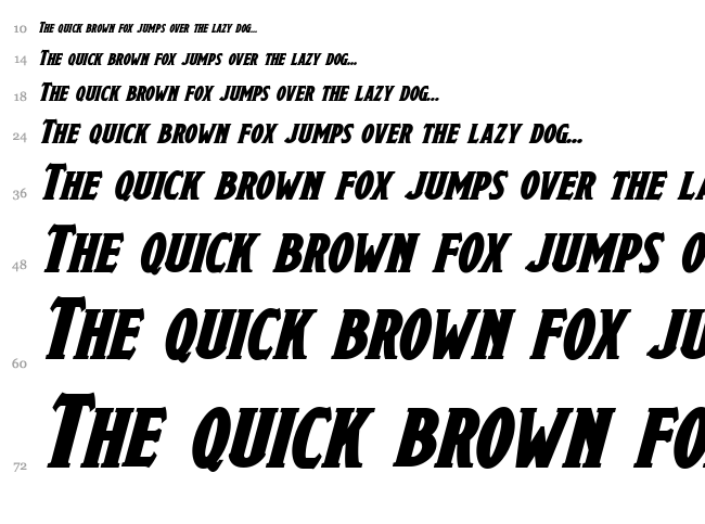 Draconis font waterfall